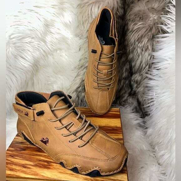 LDECK Woman’s Sneakers Casual Shoes Ox Loafers Lace Up Size 7.5/38EU New - Picture 1 of 9